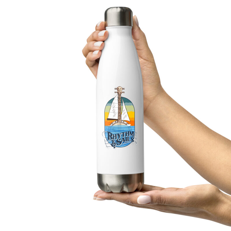 Rhythm & Sails water bottle